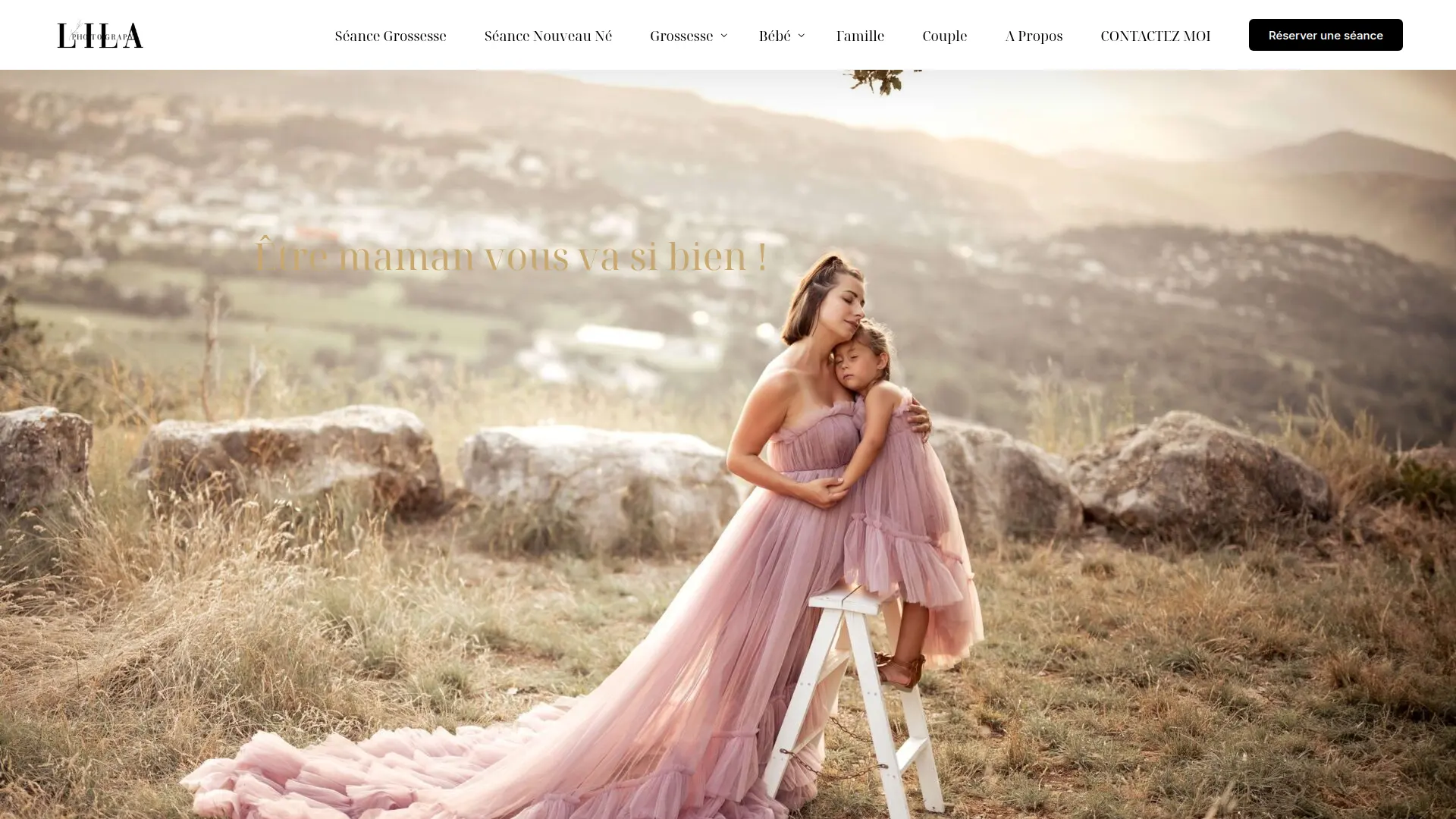 Capture du projet Lila Photography - SEO local & refonte