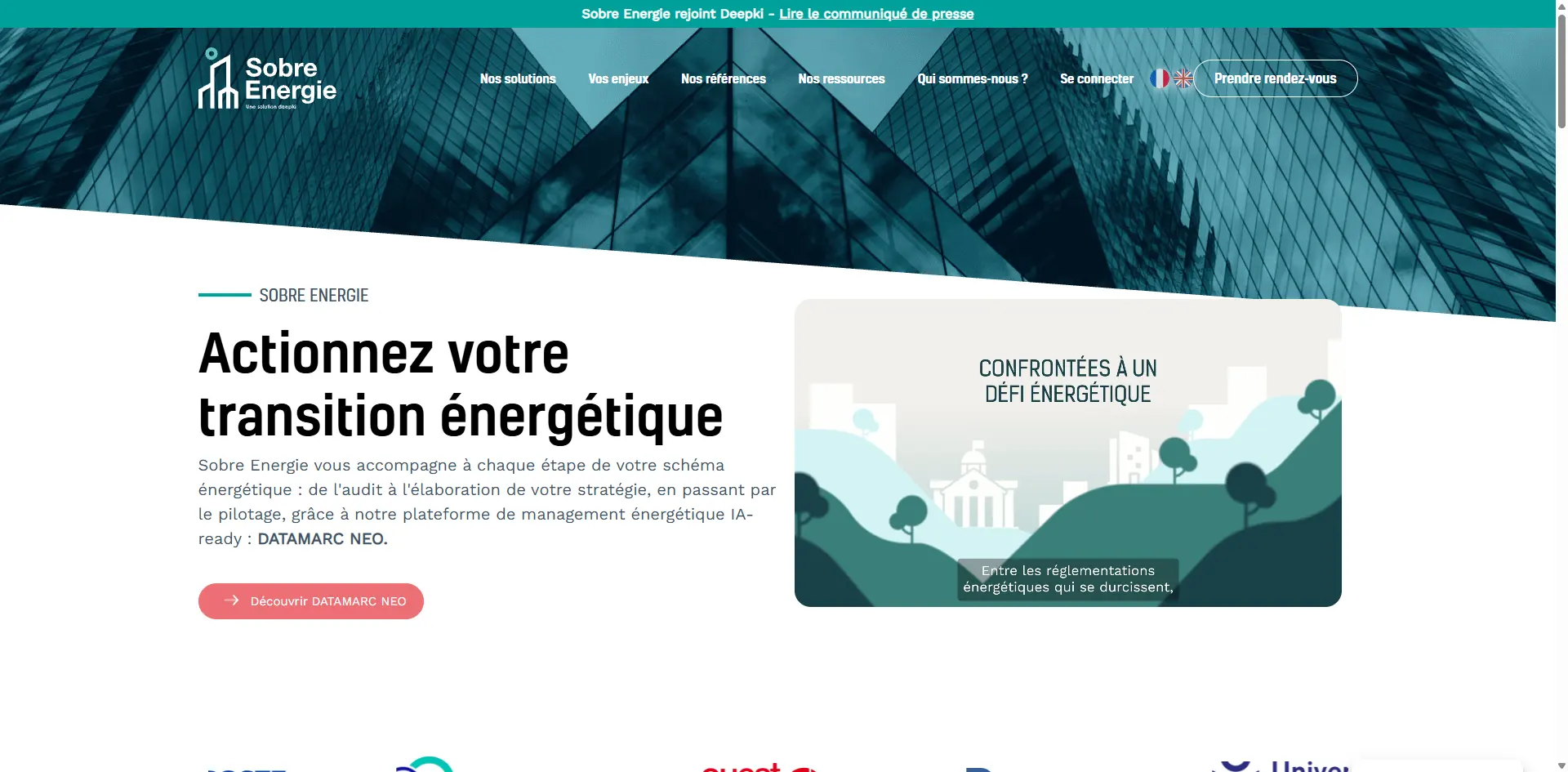 Capture du projet Sobre Énergie
